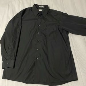Men’s Black Long Sleeve Dress Shirt